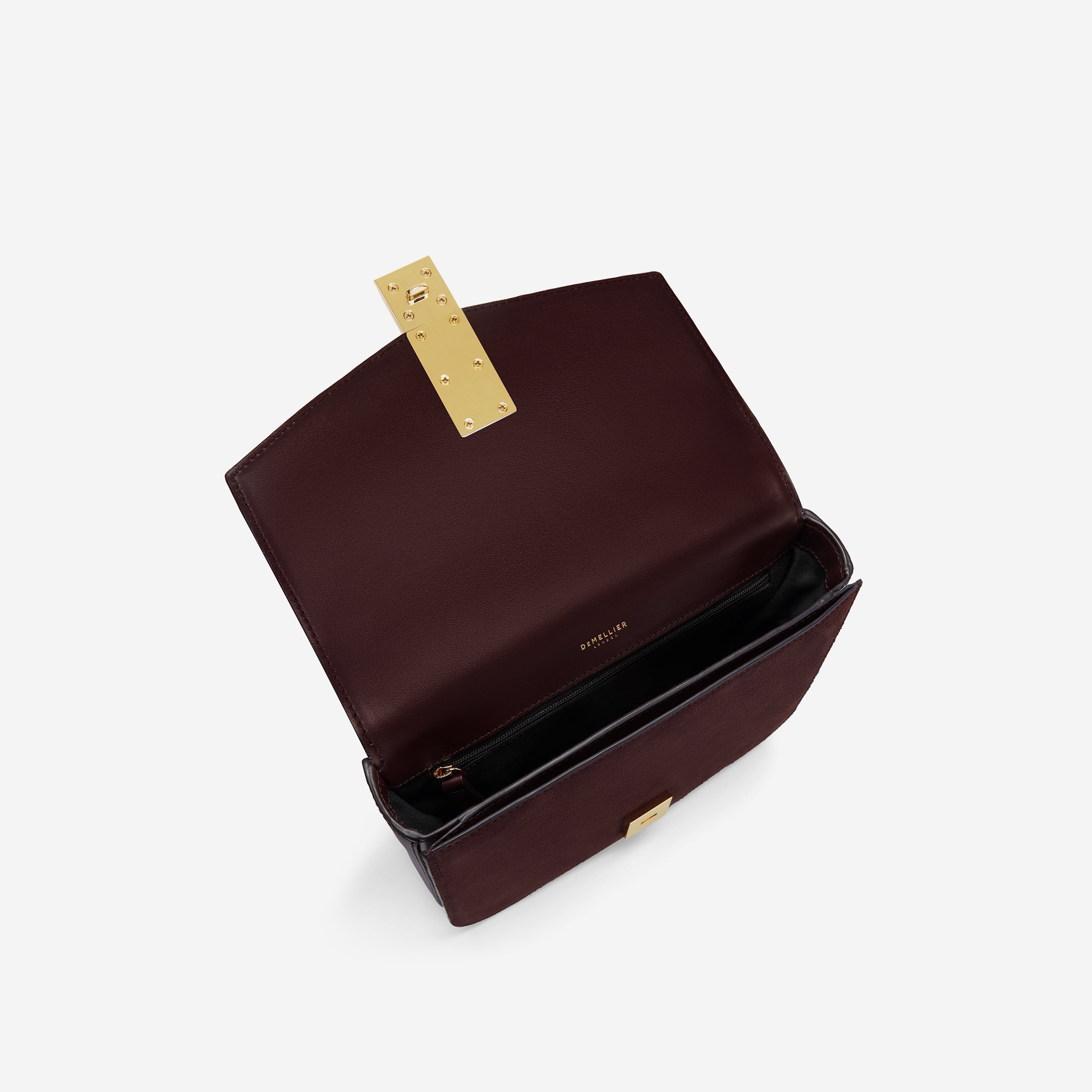 DeMellier The Vancouver burgundy suede & burgundy smooth