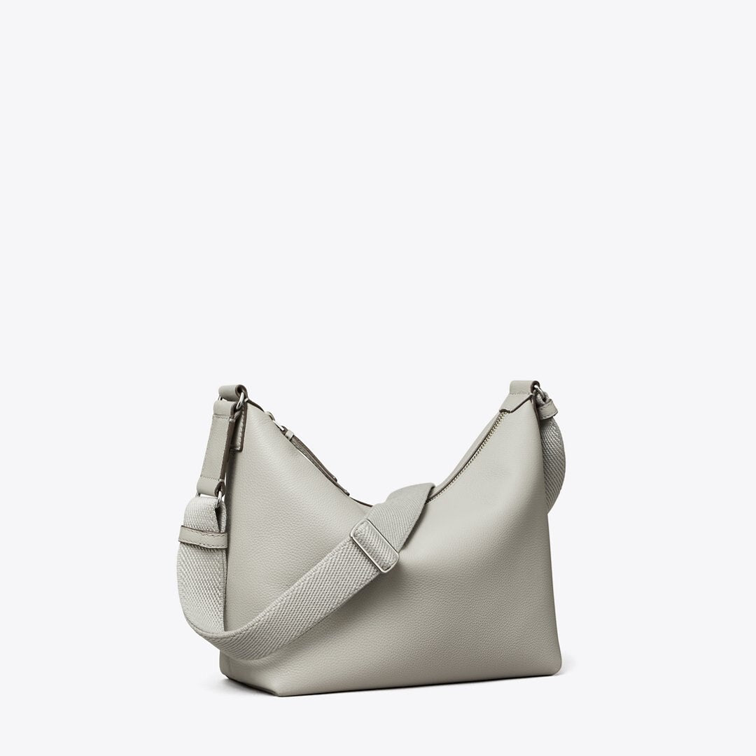 Tory Burch Thea Slouchy Crossbody Misty Cloud