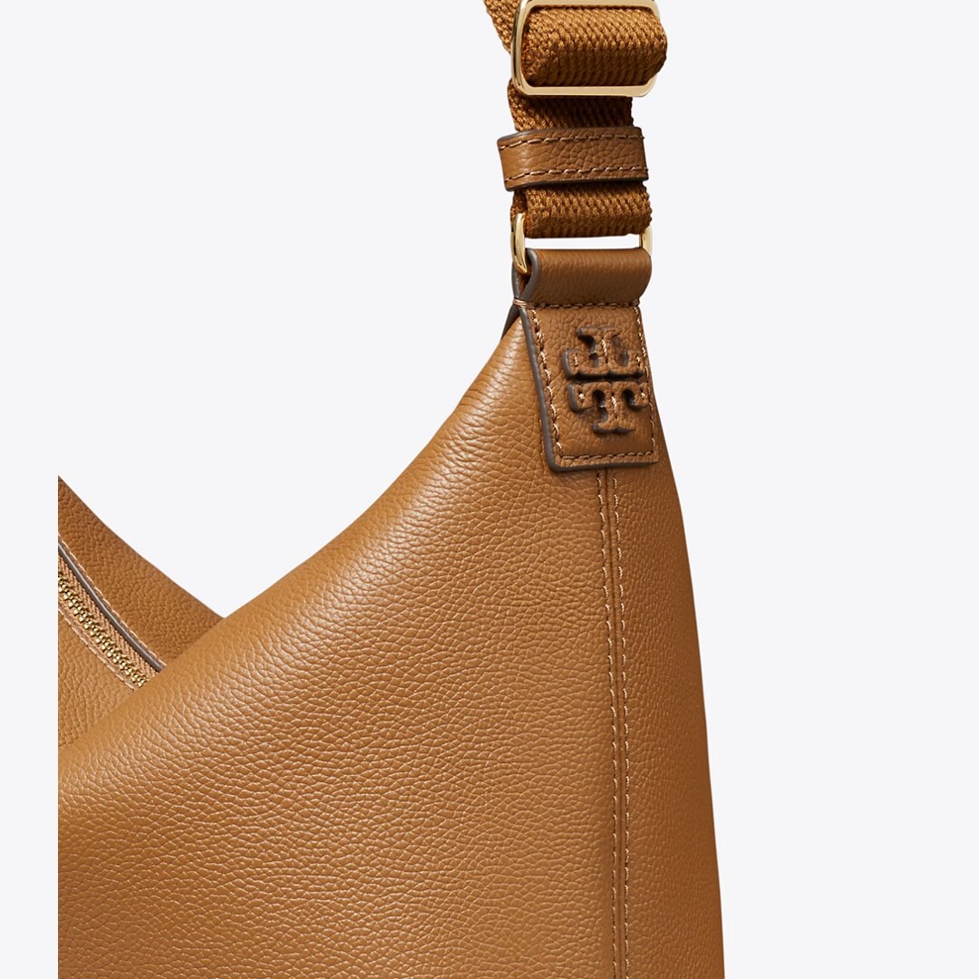Tory Burch Thea Slouchy Crossbody Forest Brown