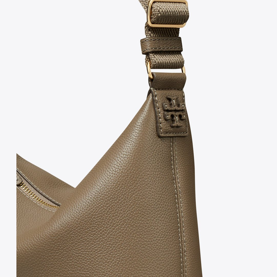 Tory Burch Thea Slouchy Crossbody Wild Mushroom