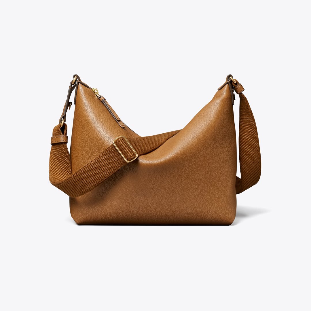 Tory Burch Thea Slouchy Crossbody Forest Brown