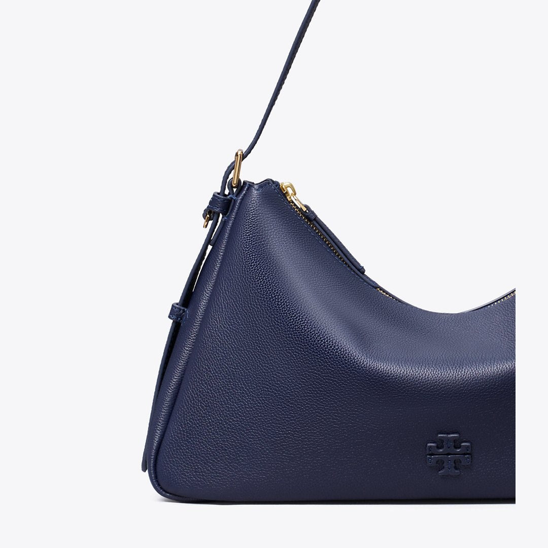 Tory Burch Thea Zip Top Shoulder Bag Tory Navy