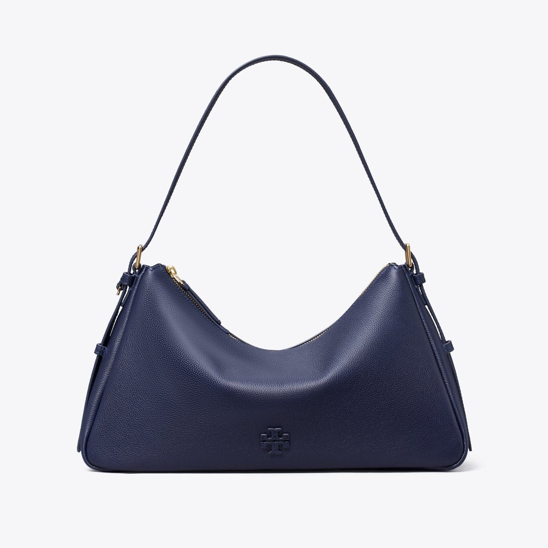 Tory Burch Thea Zip Top Shoulder Bag Tory Navy
