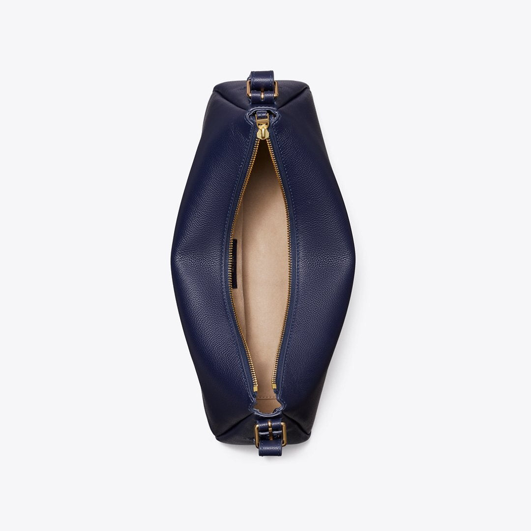 Tory Burch Thea Zip Top Shoulder Bag Tory Navy