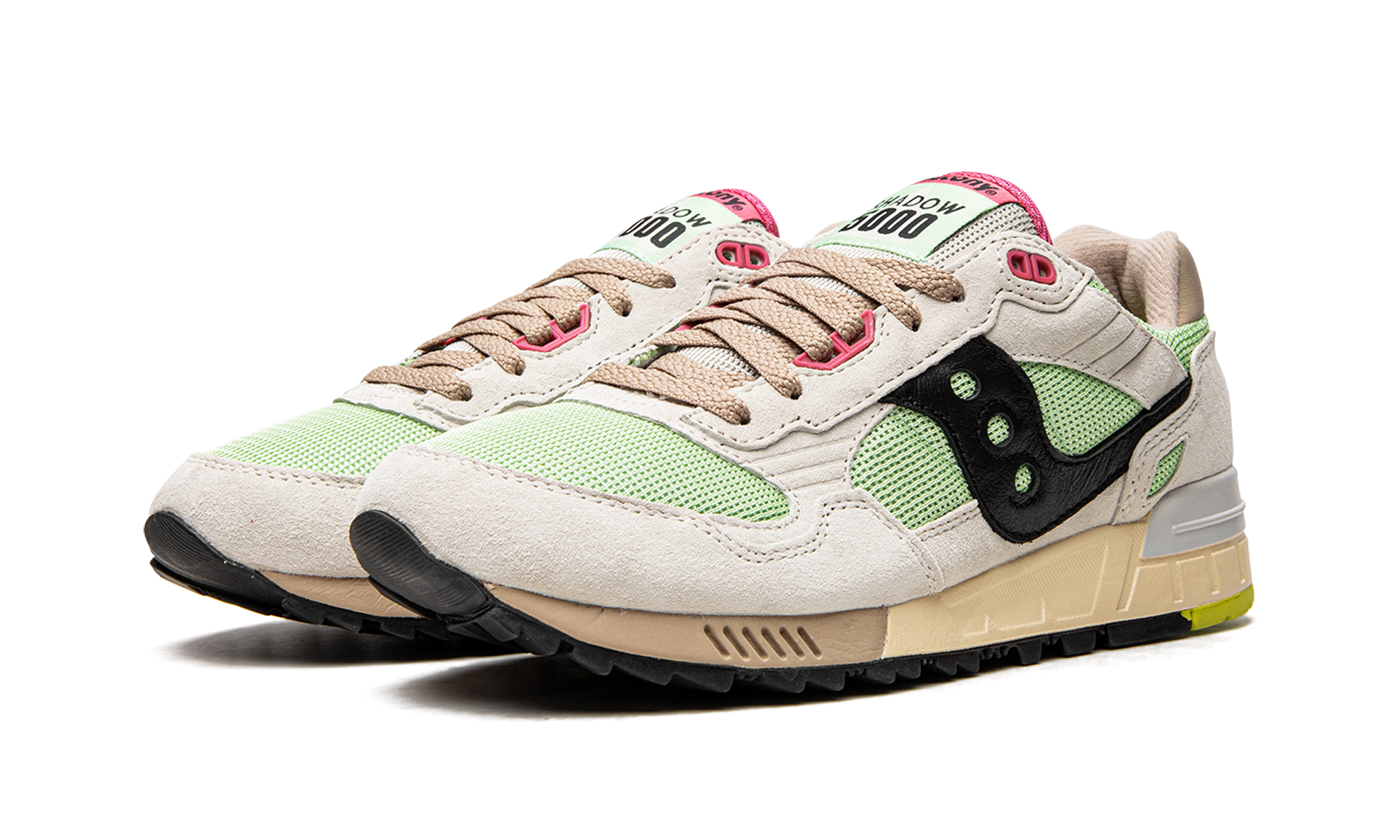 Saucony Shadow 5000 Beige Green Pink