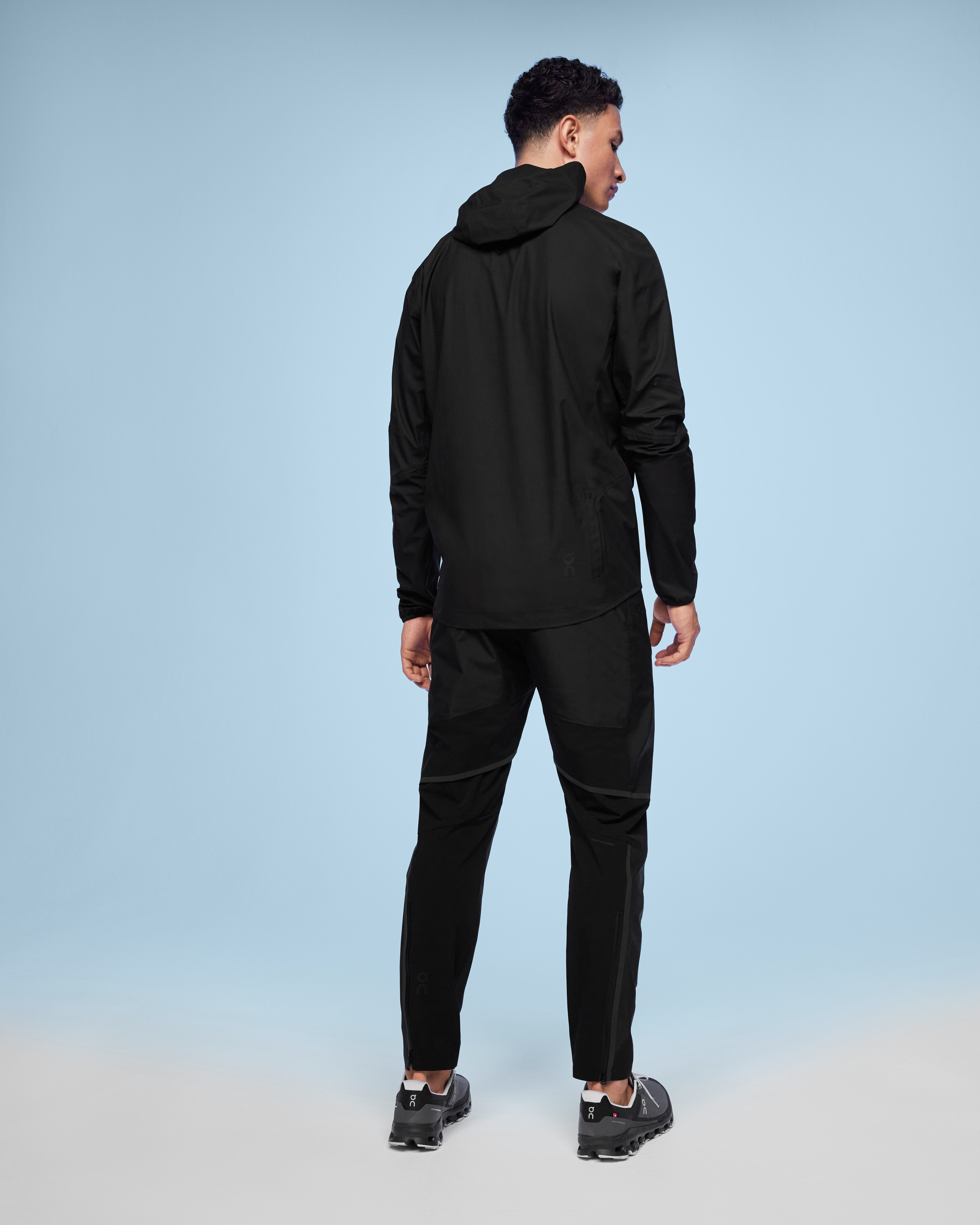 On Waterproof Anorak Black