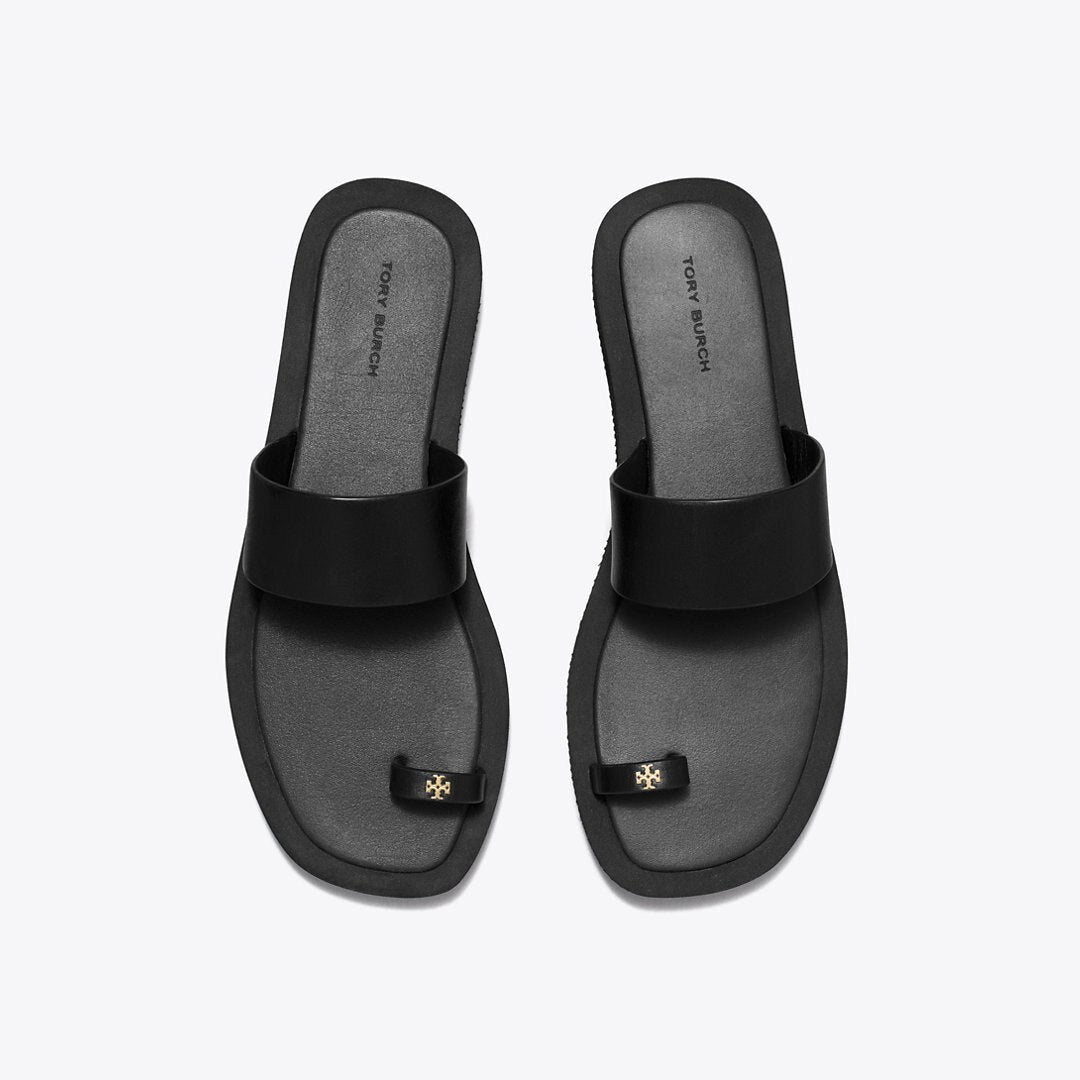Tory Burch Toe Ring Slide PERFECT BLACK / PERFECT BLACK
