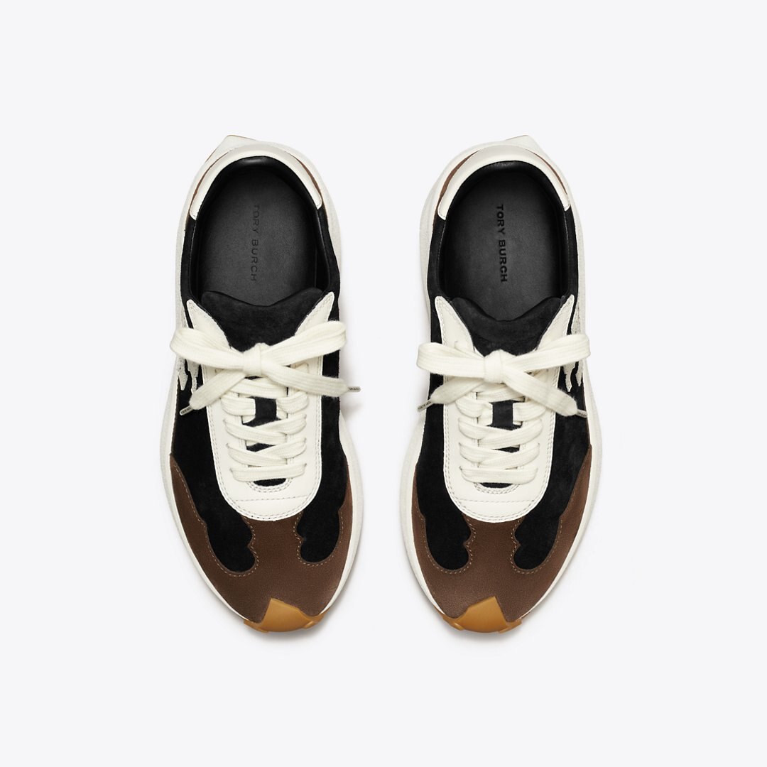 Tory Burch Tory Trainer PERFECT BLACK / CREAM / DARK COCOA