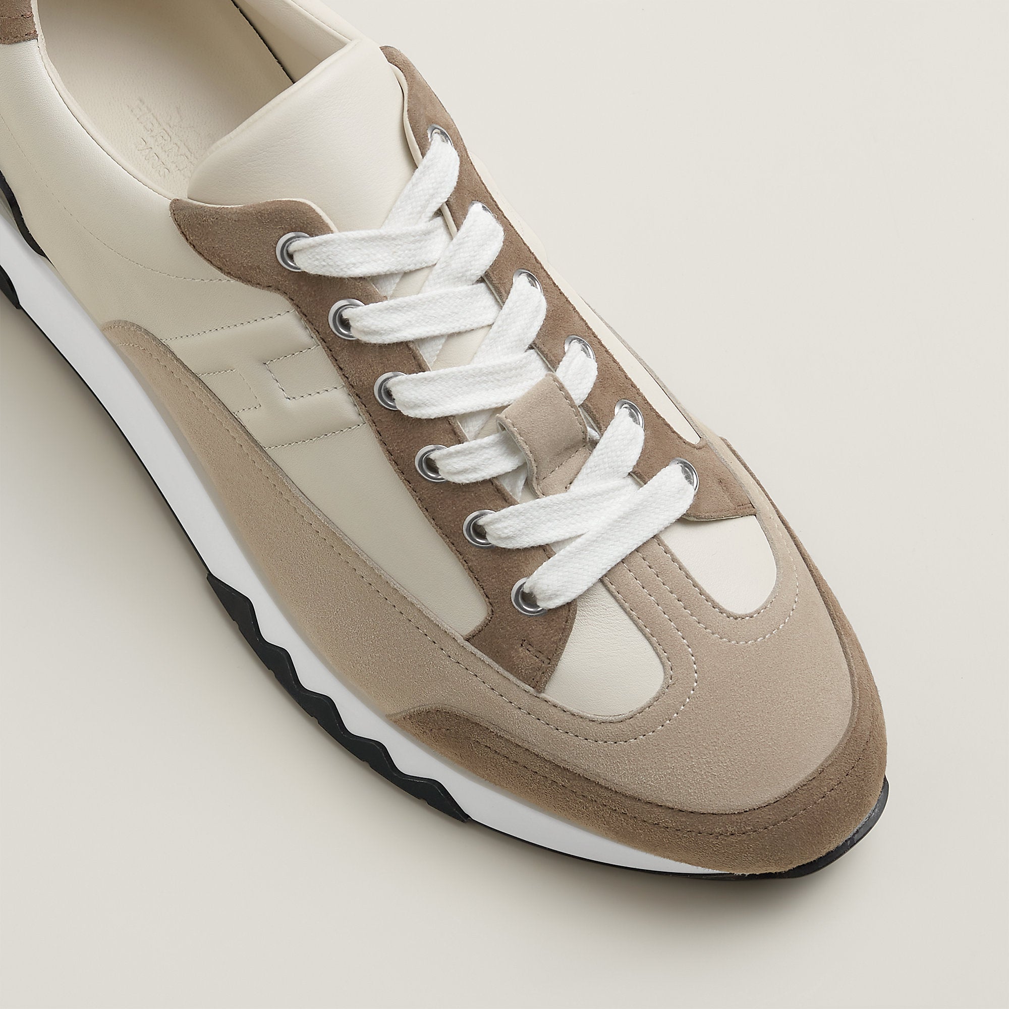 Hermes Trail Sneaker Multie Beige Glaise