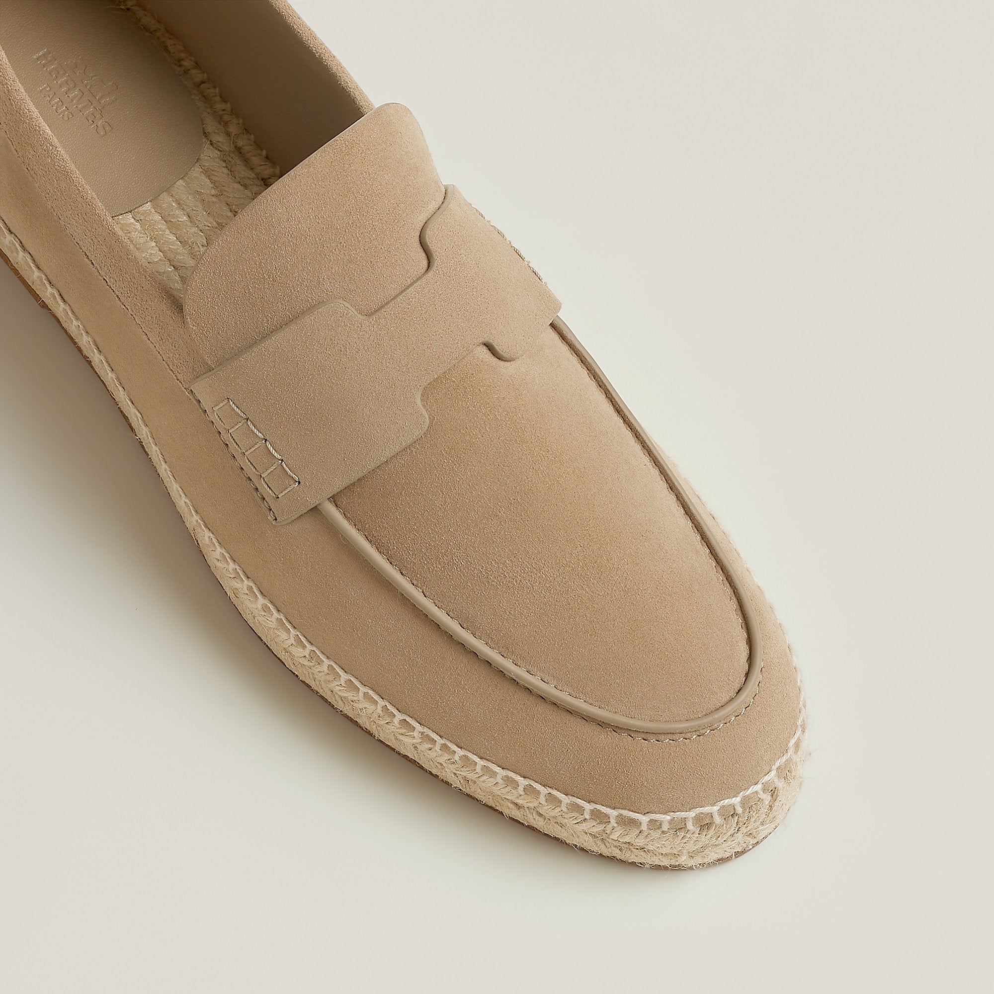 Hermes Trip Espadrille Beige Sable