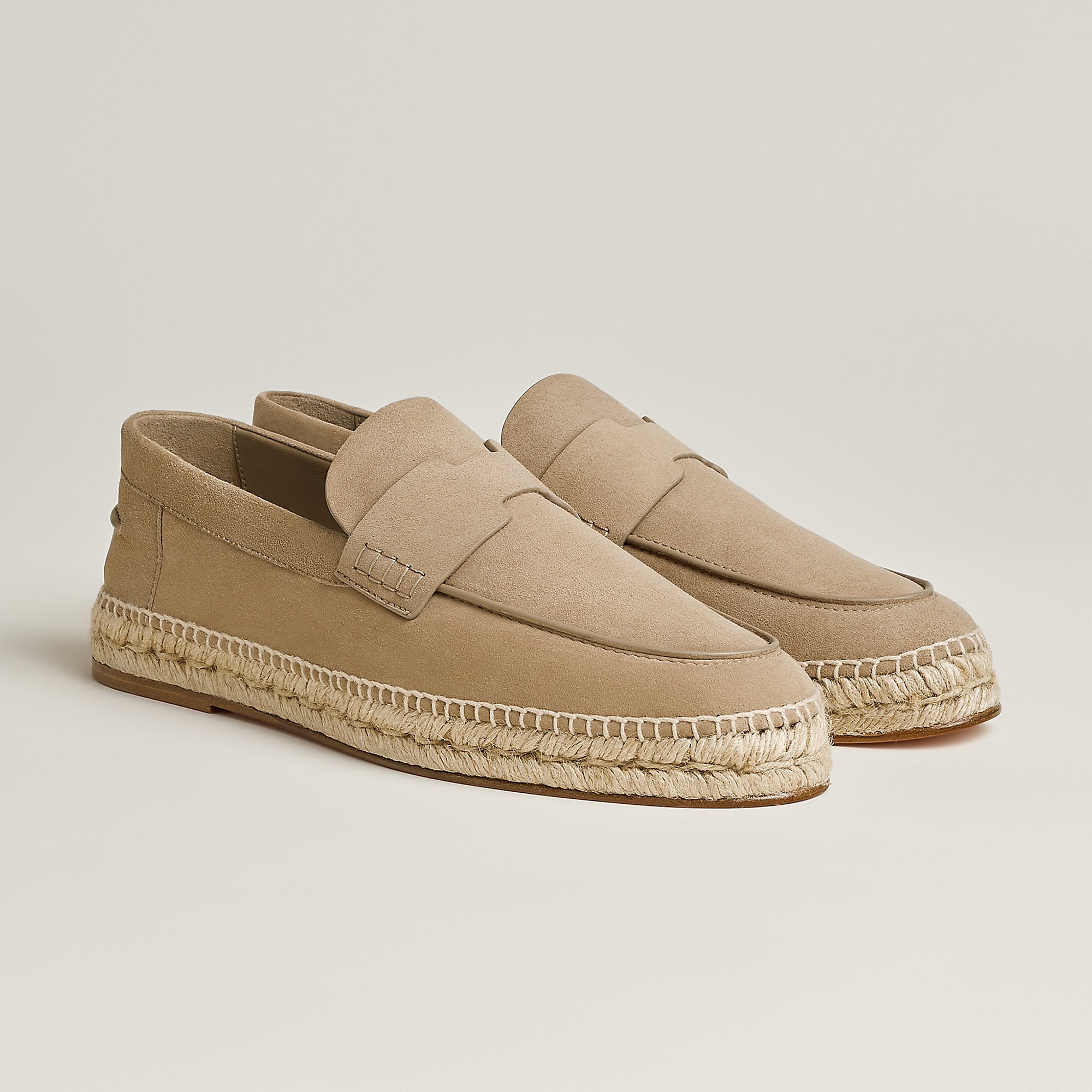Hermes Trip Espadrille Beige Sable