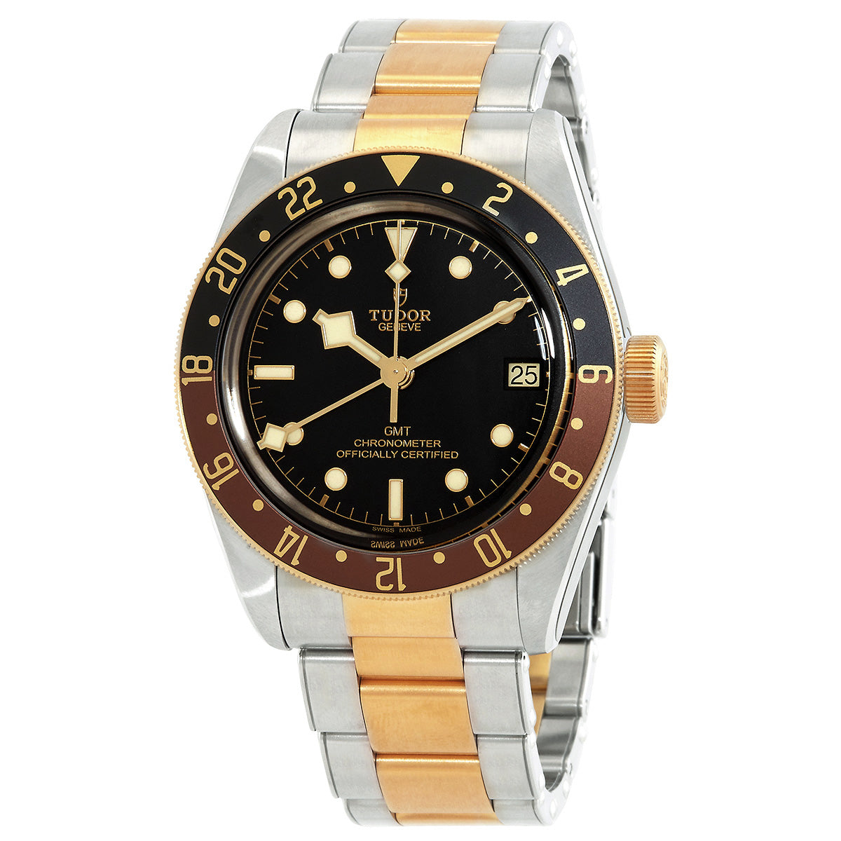 Tudor Black Bay Gmt S&G Automatic Chronometer Black Dial Mens Watch