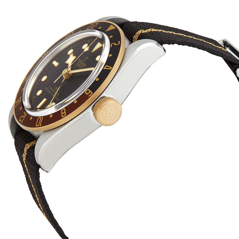 Tudor Black Bay Automatic Chronometer Black Dial Root Beer Bezel Mens Watch