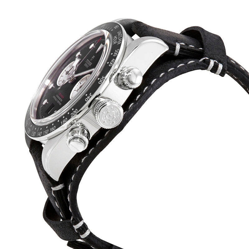 Tudor Black Bay Chrono Chronograph Automatic Chronometer Black Dial Mens Watch
