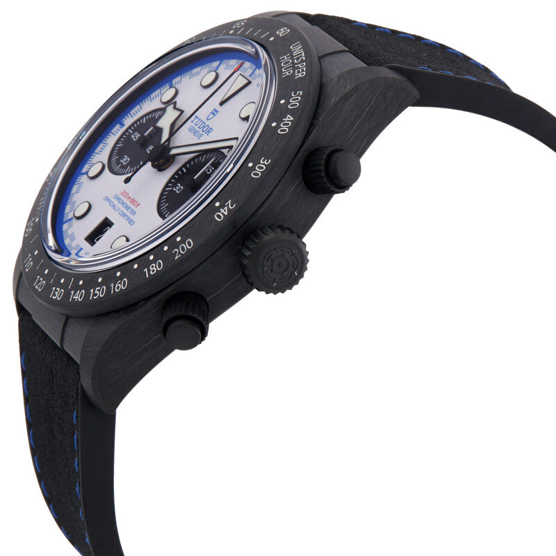 Tudor Black Bay Chronograph "Carbon 25" Automatic White Dial Watch