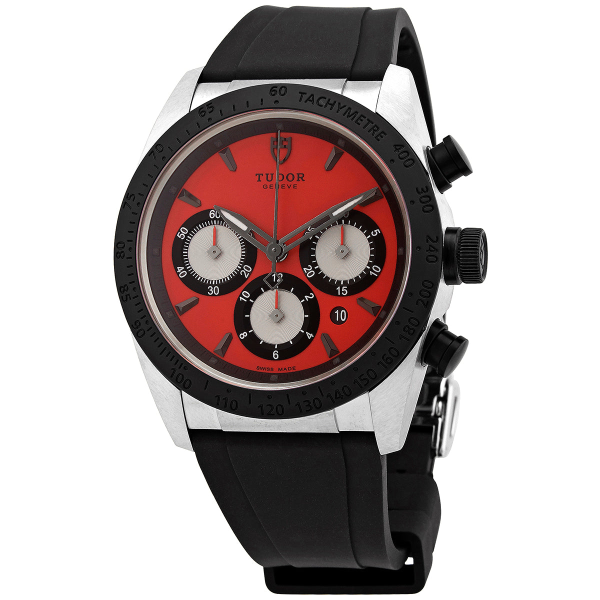 Tudor Fastrider Chronograph Automatic Red Dial Mens Watch