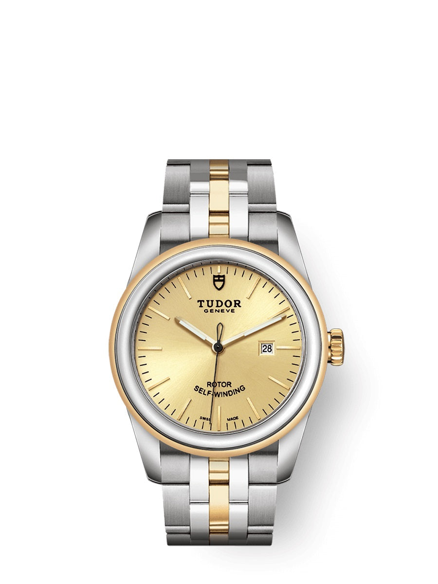 Tudor Glamour Date Automatic Champagne Dial Women's Watch