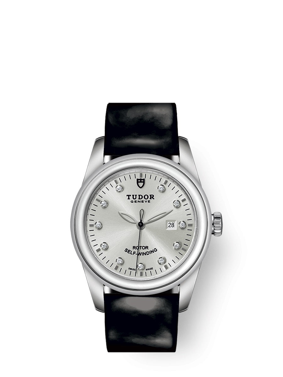 Tudor Glamour Date Automatic Diamond Silver Dial Women's Watch
