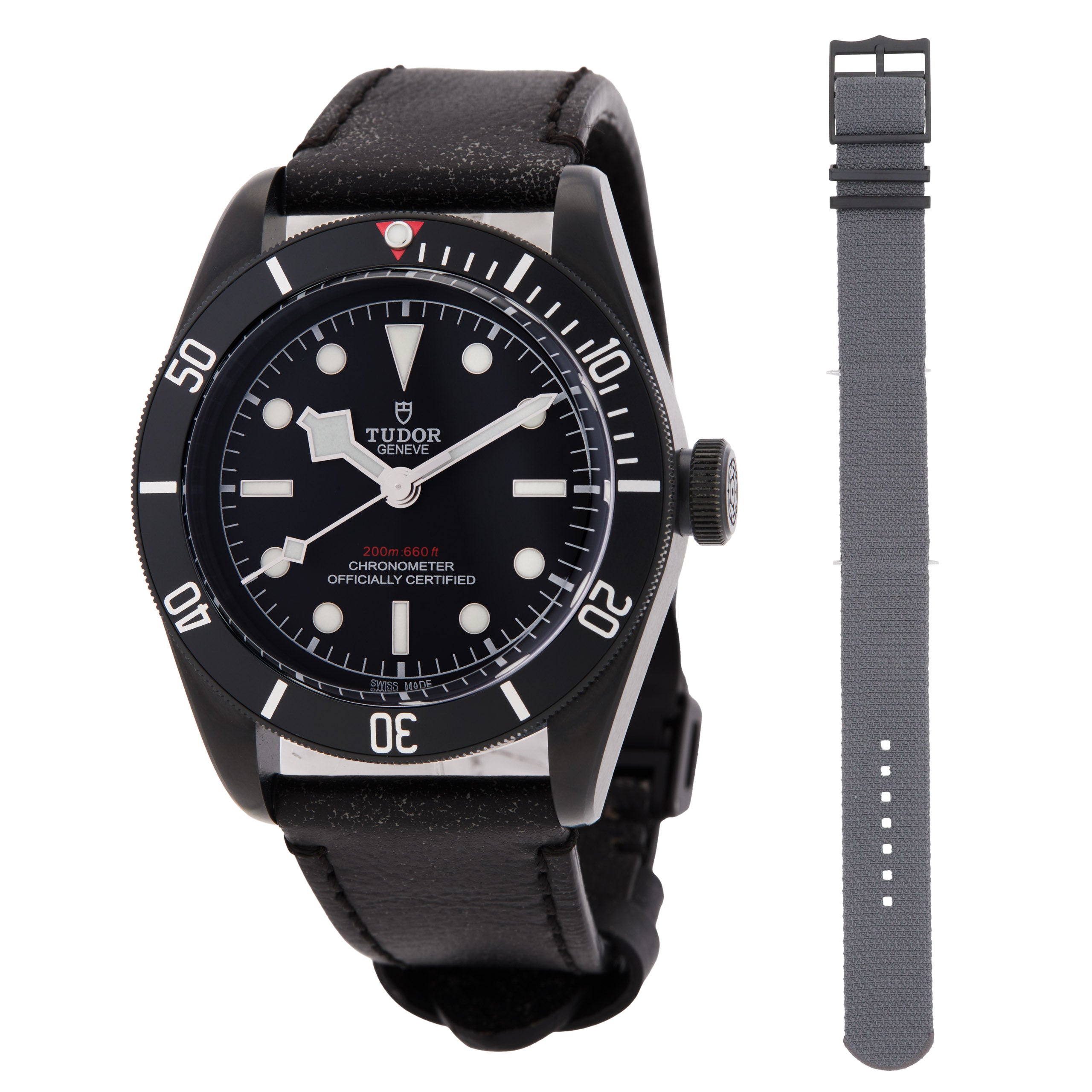 Tudor Heritage Black Bay Automatic Chronometer Black Dial Mens Watch