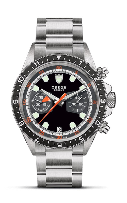 Tudor Heritage Chronograph Automatic Black Dial Mens Watch