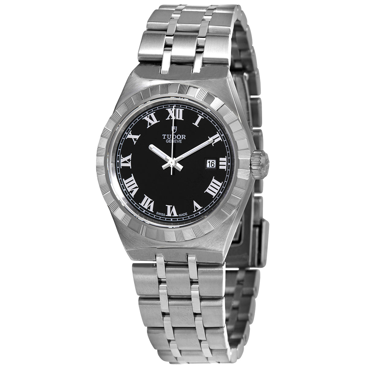 Tudor Royal Automatic Black Dial Stainless Steel Women's Watch