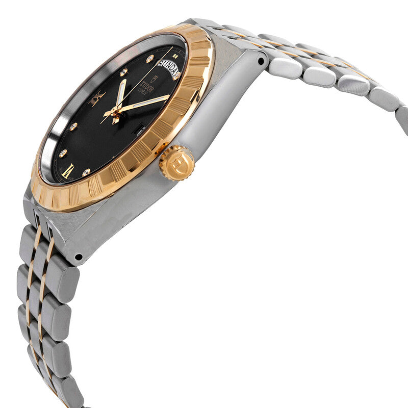 Tudor Royal Automatic Diamond Black Dial 41 Mm Watch