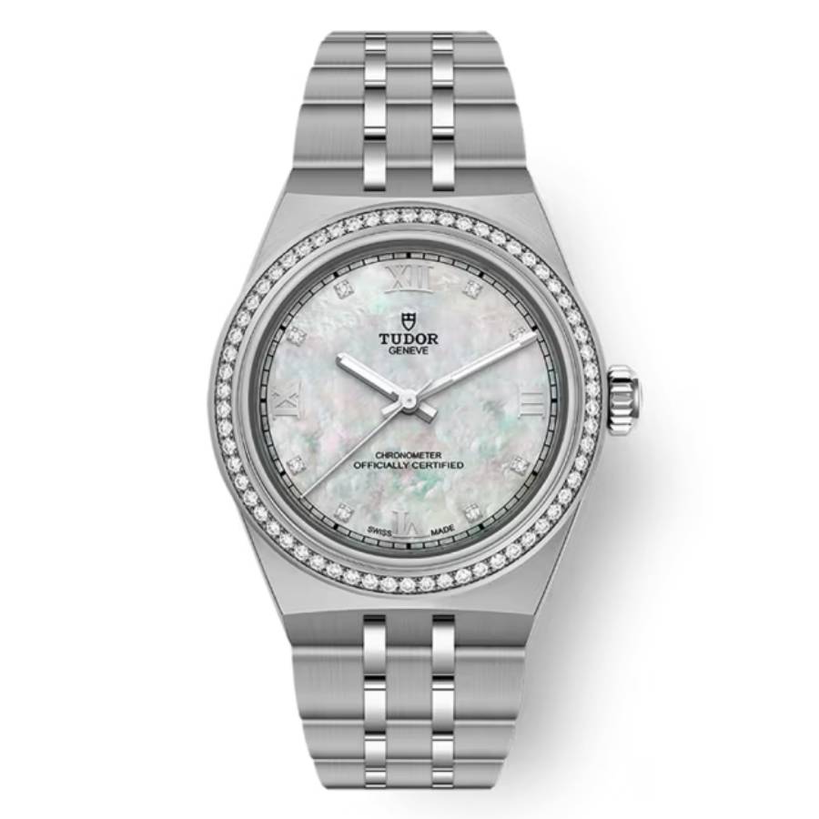 Tudor Royal Automatic Diamond Mother Of Pearl Dial Women's Watch