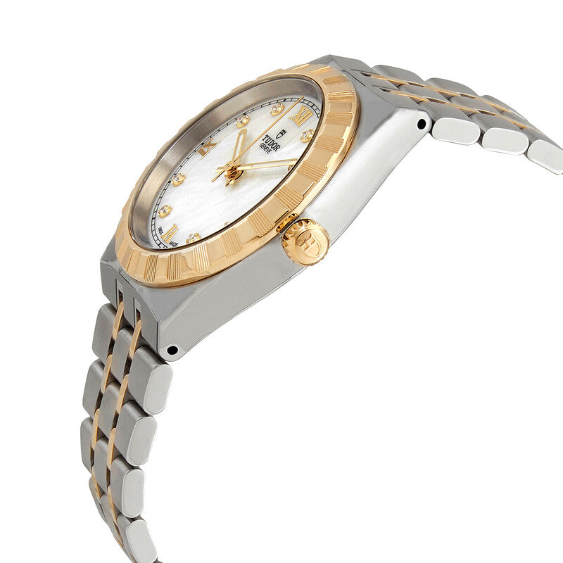 Tudor Royal Automatic Diamond Mother Of Pearl Dial Unisex Watch