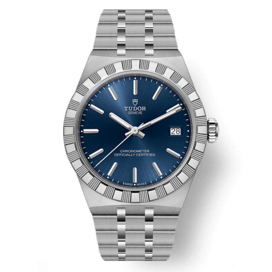 Tudor Royal Hand Wind Chronometer Blue Dial Watch