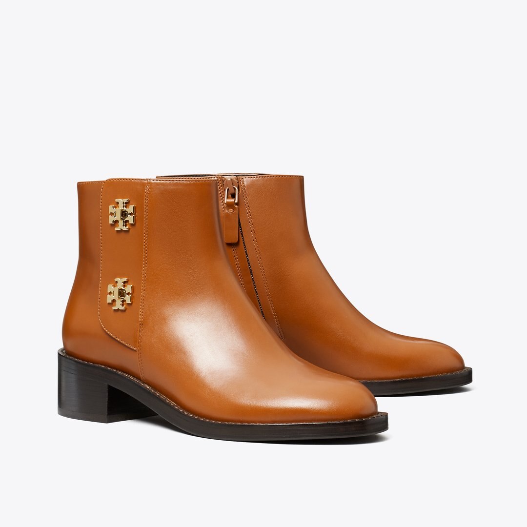 Tory Burch Turnlock Ankle Boot SIERRA COGNAC