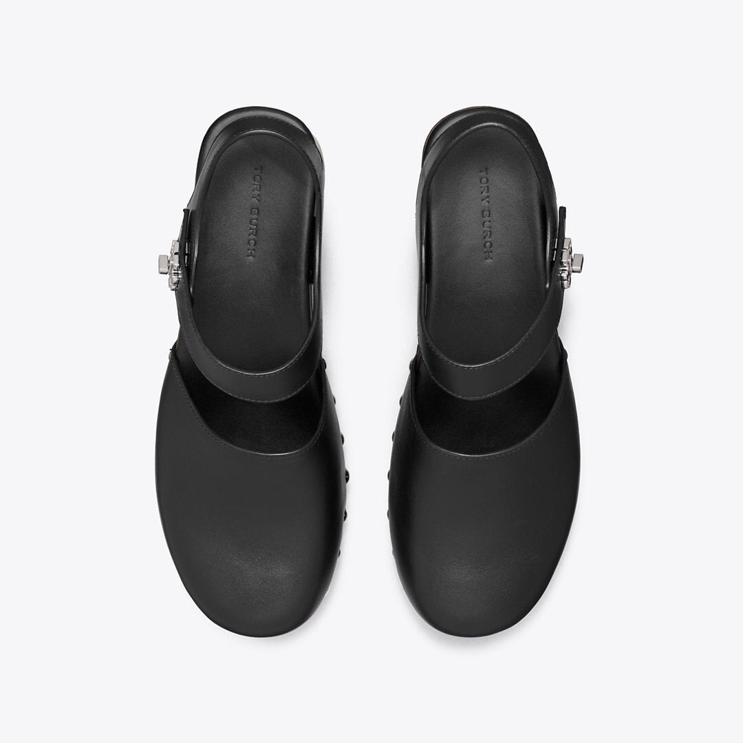 Tory Burch Turnlock Clog PERFECT BLACK