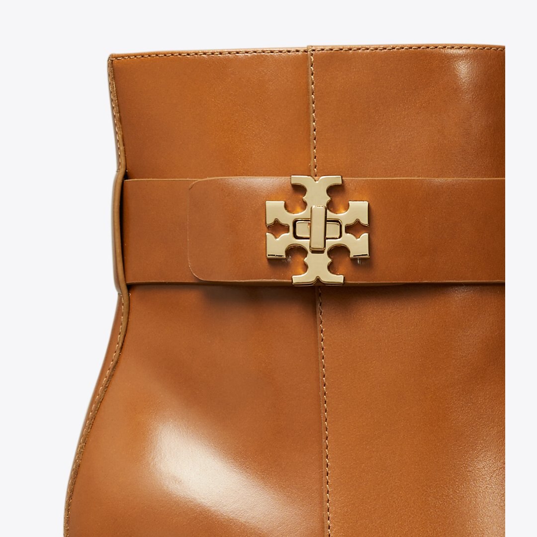 Tory Burch Turnlock Heeled Ankle Boot SIERRA COGNAC