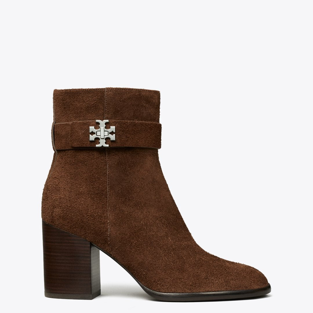 Tory Burch Turnlock Heeled Ankle Boot DARK COCOA