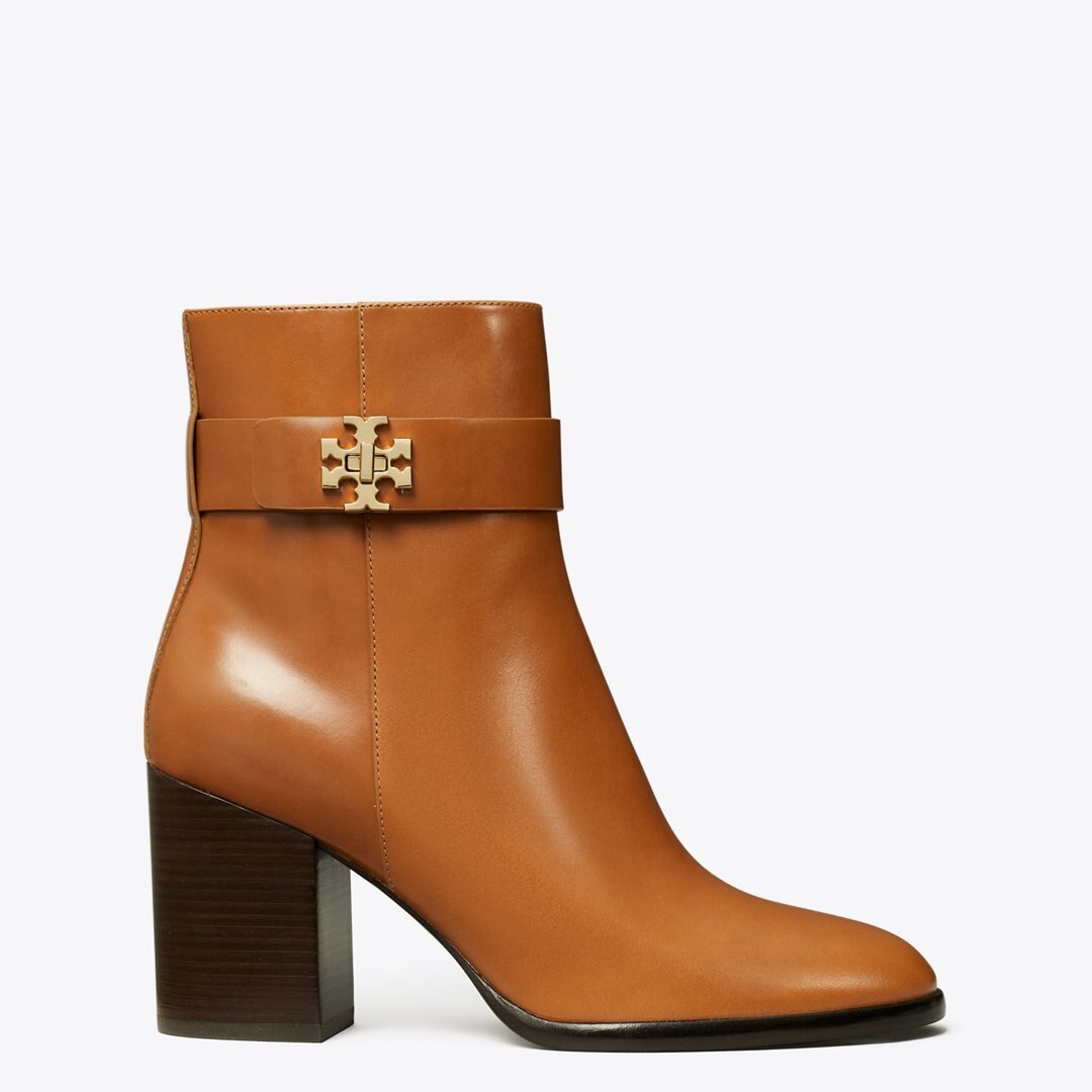 Tory Burch Turnlock Heeled Ankle Boot SIERRA COGNAC
