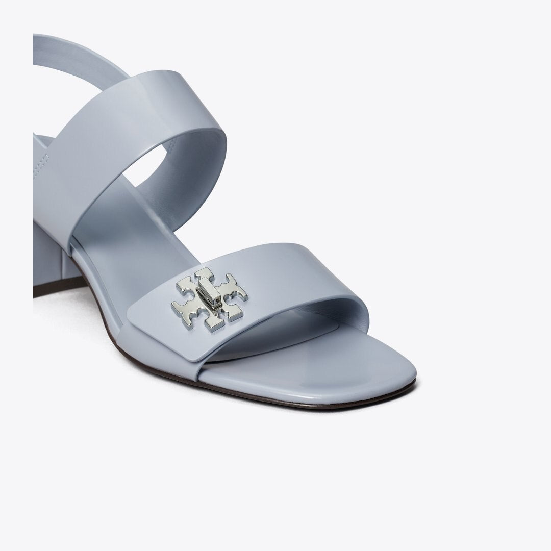 Tory Burch Turnlock Heeled Sandal VAPOR BLUE