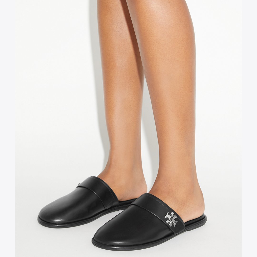 Tory Burch Turnlock Mule PERFECT BLACK