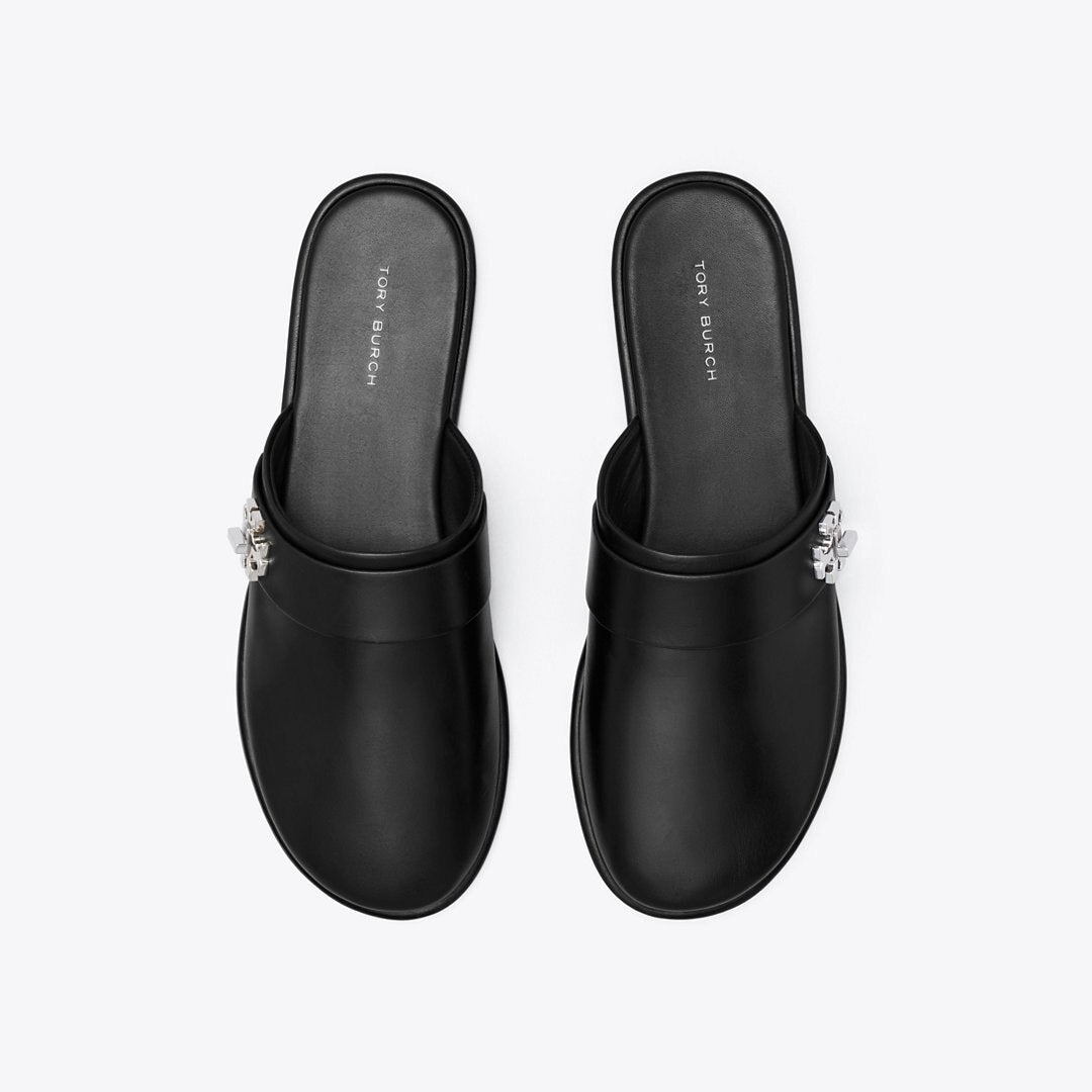 Tory Burch Turnlock Mule PERFECT BLACK