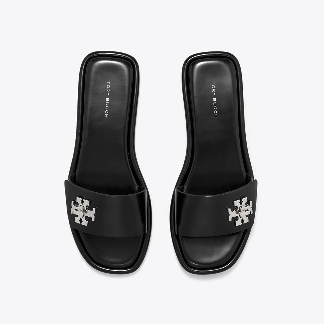 Tory Burch Turnlock Slide PERFECT BLACK