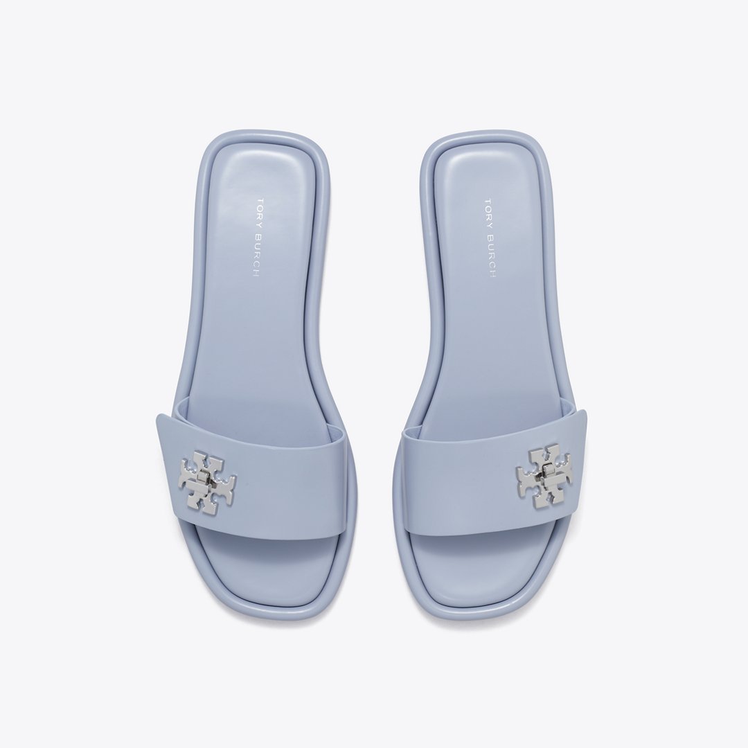 Tory Burch Turnlock Slide VAPOR BLUE