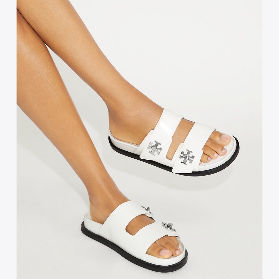 Tory Burch Turnlock Sport Slide CLOUD