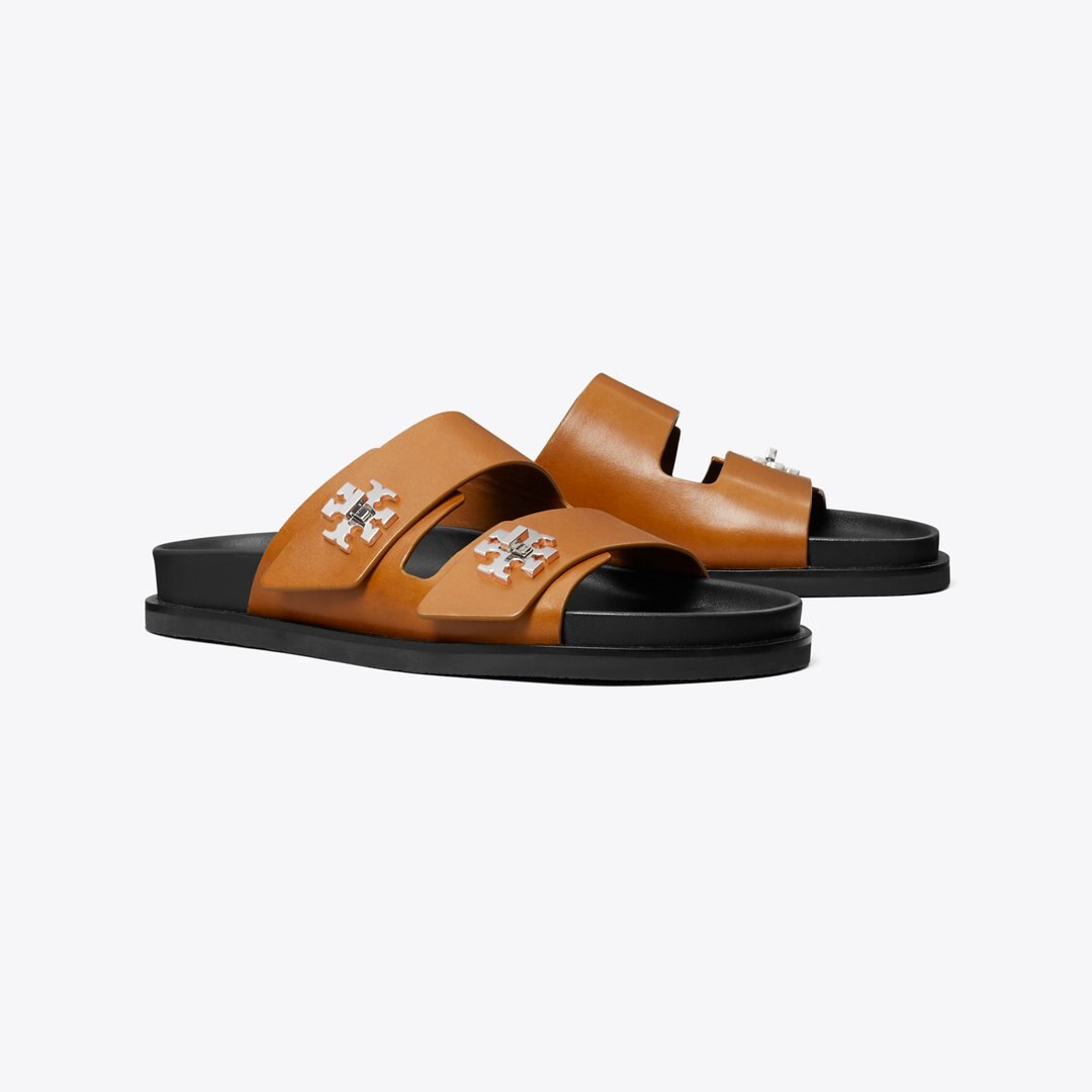 Tory Burch Turnlock Sport Slide CLASSIC CUOIO