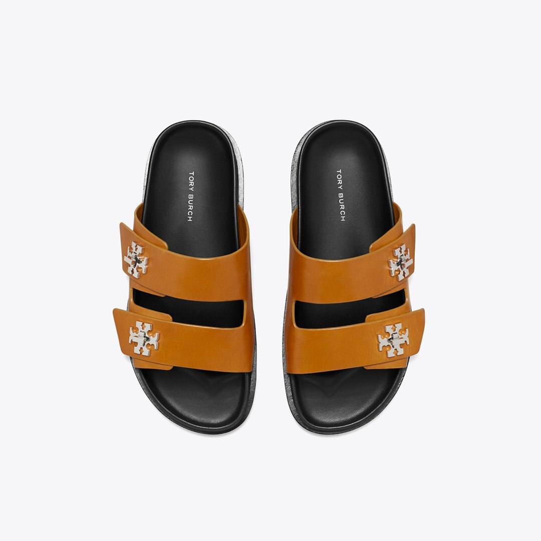 Tory Burch Turnlock Sport Slide CLASSIC CUOIO