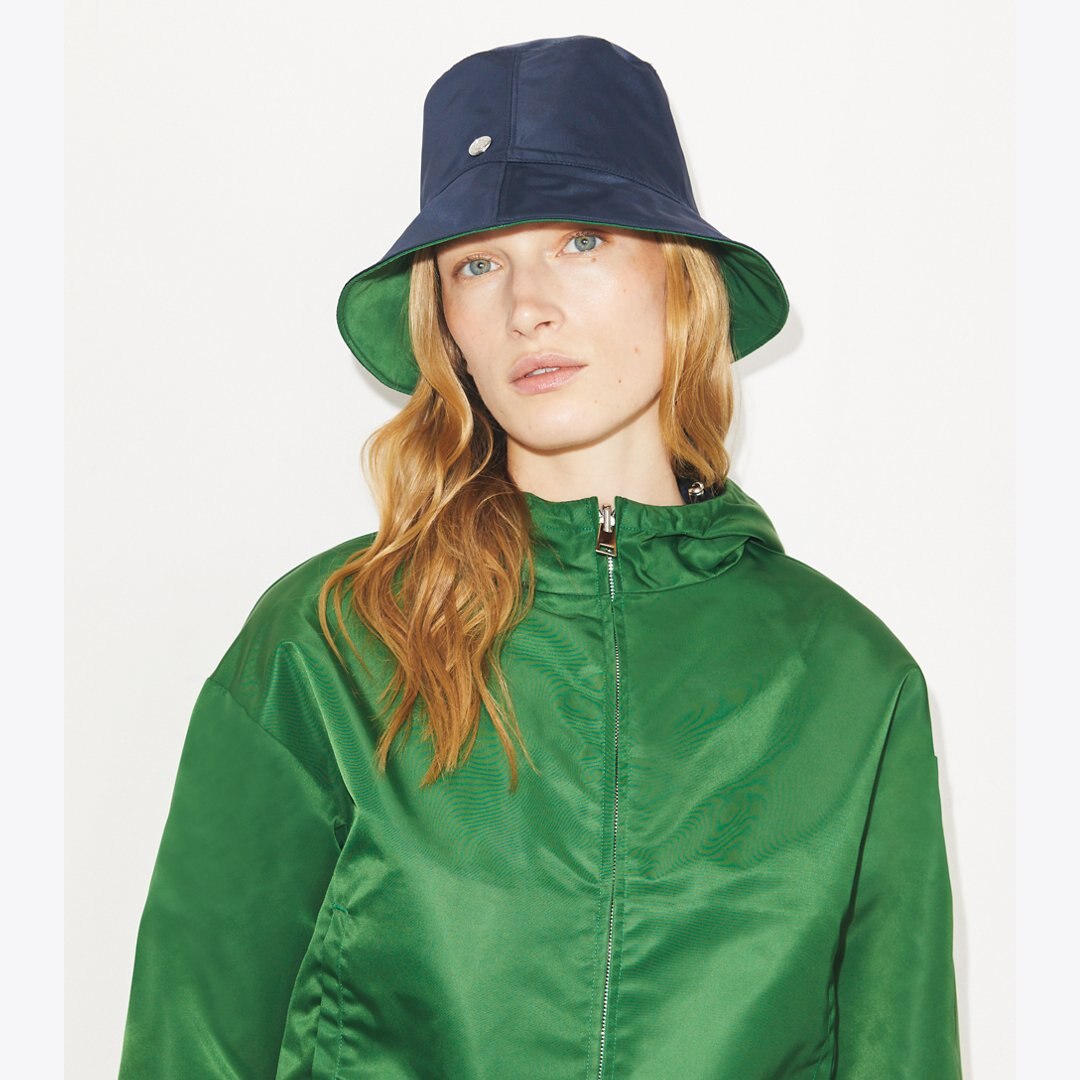 Tory Burch Twist Bucket Hat Basil
