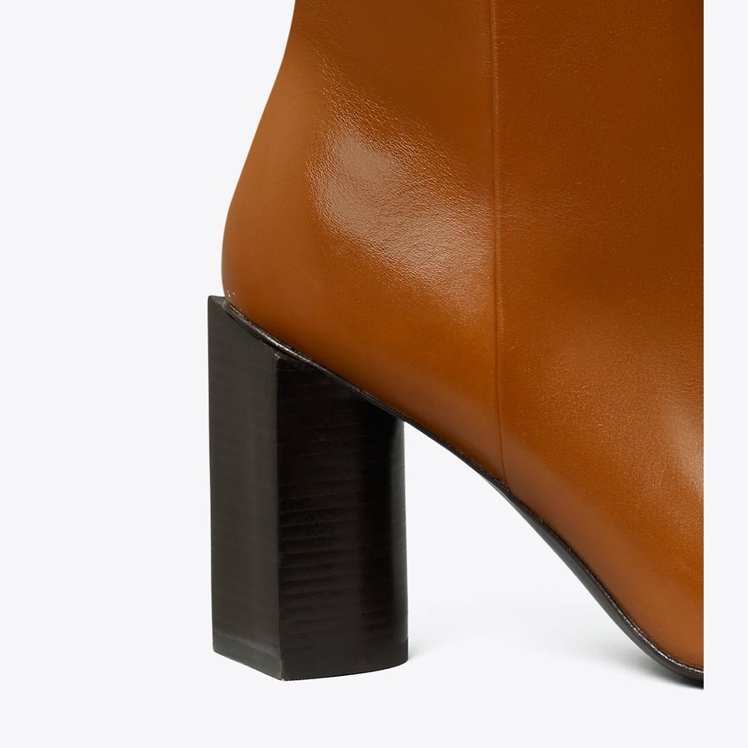 Tory Burch Twisted Knee-High Boot SIERRA COGNAC