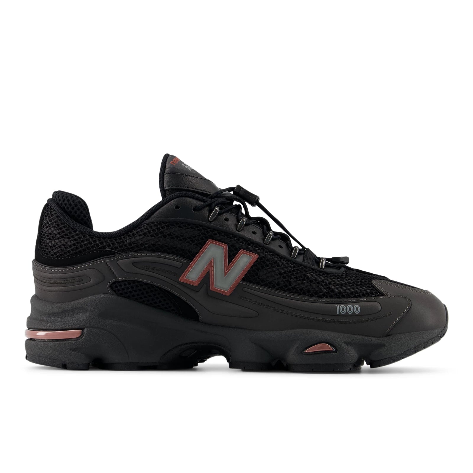 New Balance 1000G Black Metallic With Red Rock Black Metallic With Red Rock