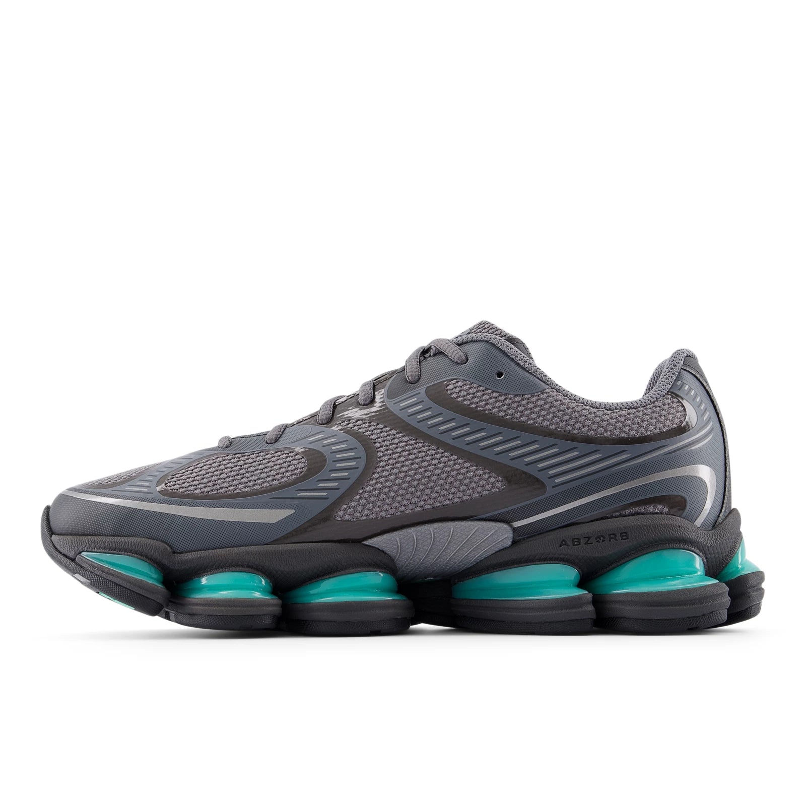 New Balance Abzorb 2000 Castlerock With Dark Silver Metallic And Faded Black Castlerock With Dark Silver Metallic And Faded Black