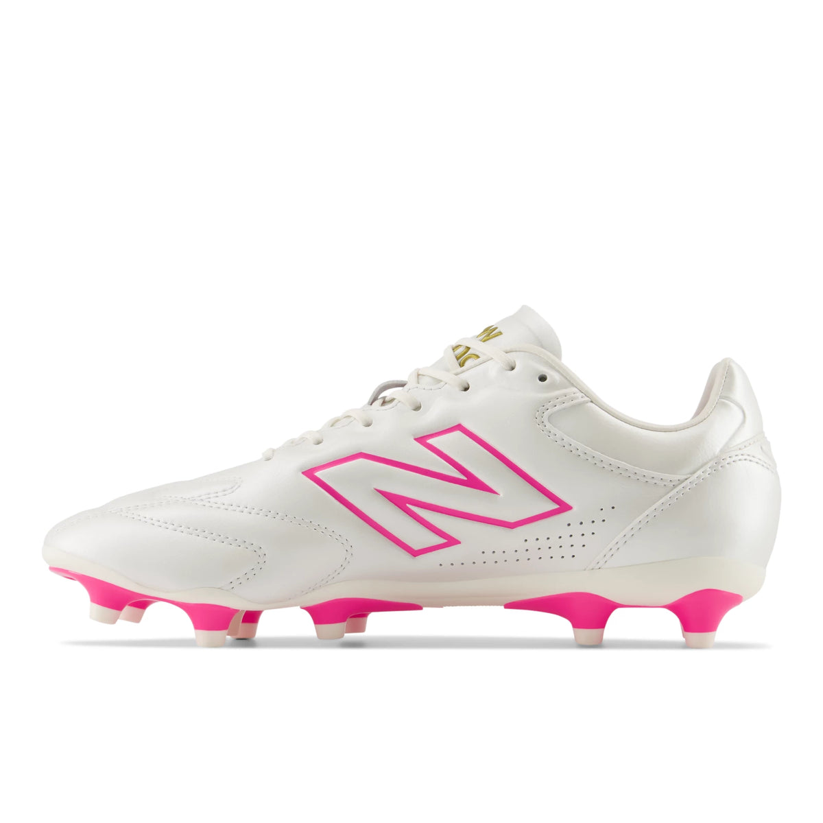 New Balance 442 Pro FG V3 Sea Salt with Pink Heat