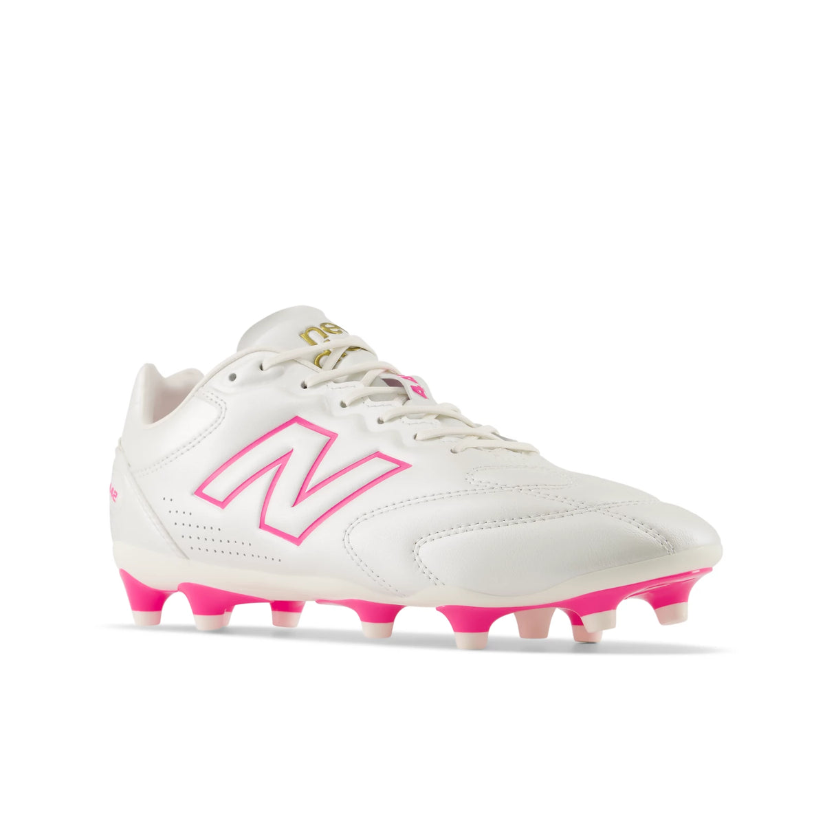 New Balance 442 Pro FG V3 Sea Salt with Pink Heat