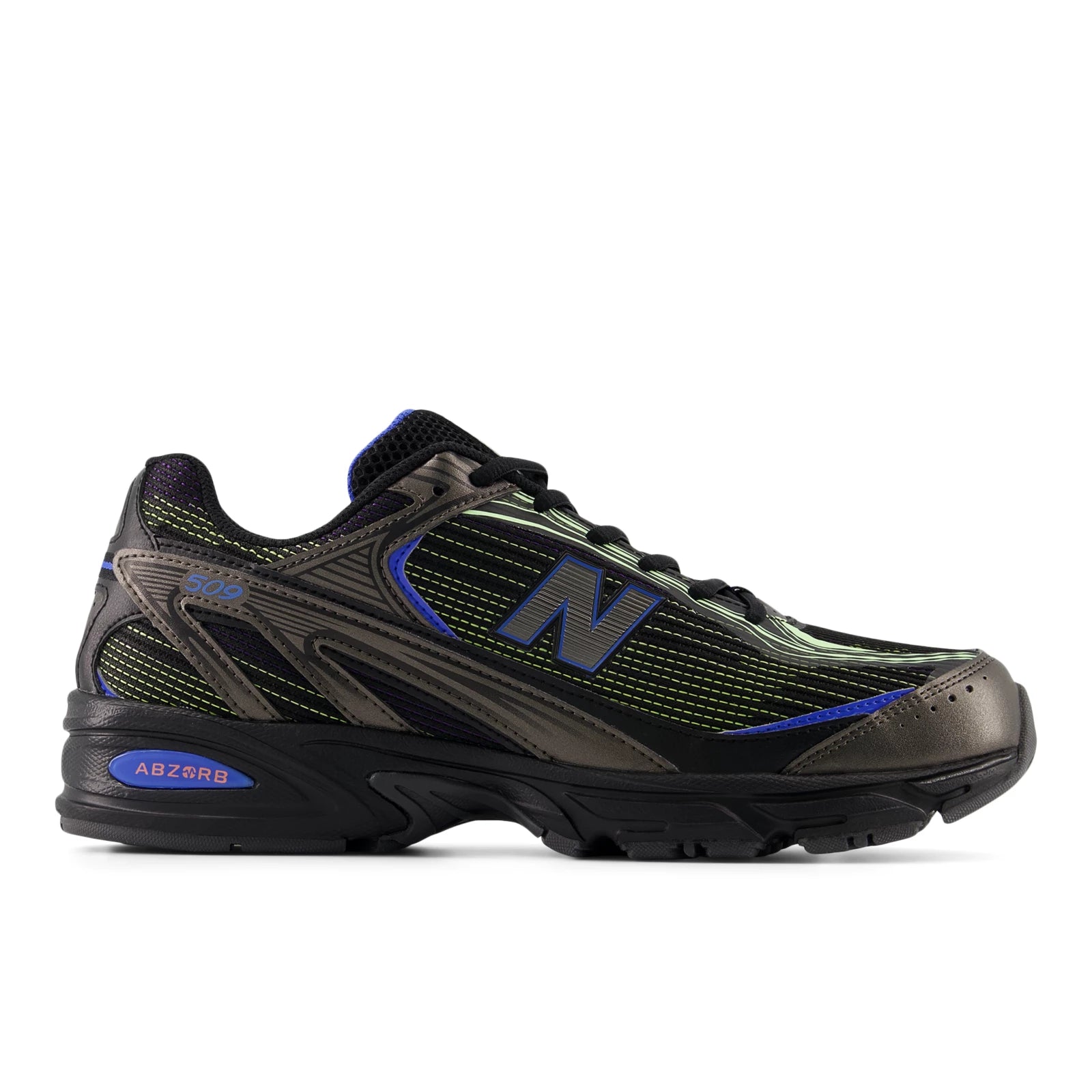 New Balance 509 Black With Blue Bird And Afterglow Black With Blue Bird And Afterglow