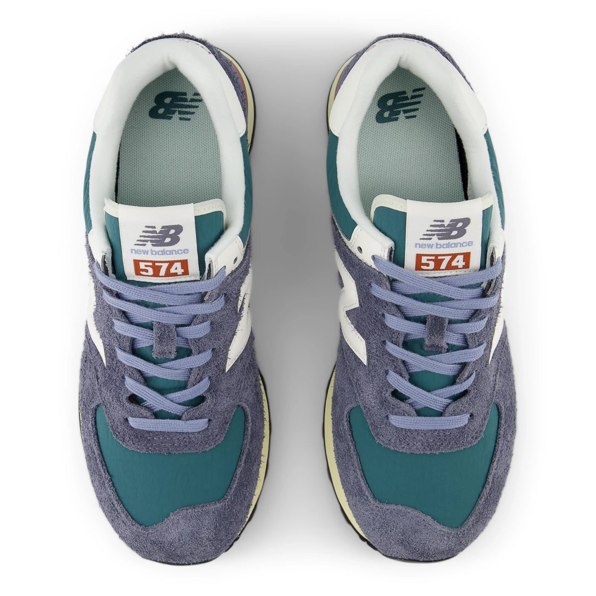 New Balance 574 Dark Arctic Grey with Sea Salt